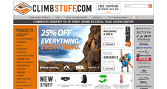 Desktop Screenshot of climbstuff.com